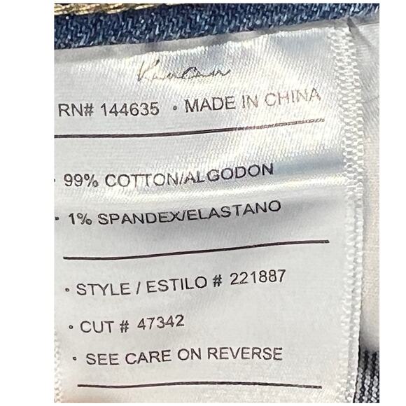 Kancan High Rise Boyfriend Jeans Plus Sz 22 Light Wash Distressed Stretch NEW! - Picture 10 of 14